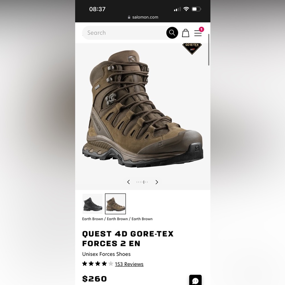 QUEST 4D GORE-TEX
FORCES 2 EN